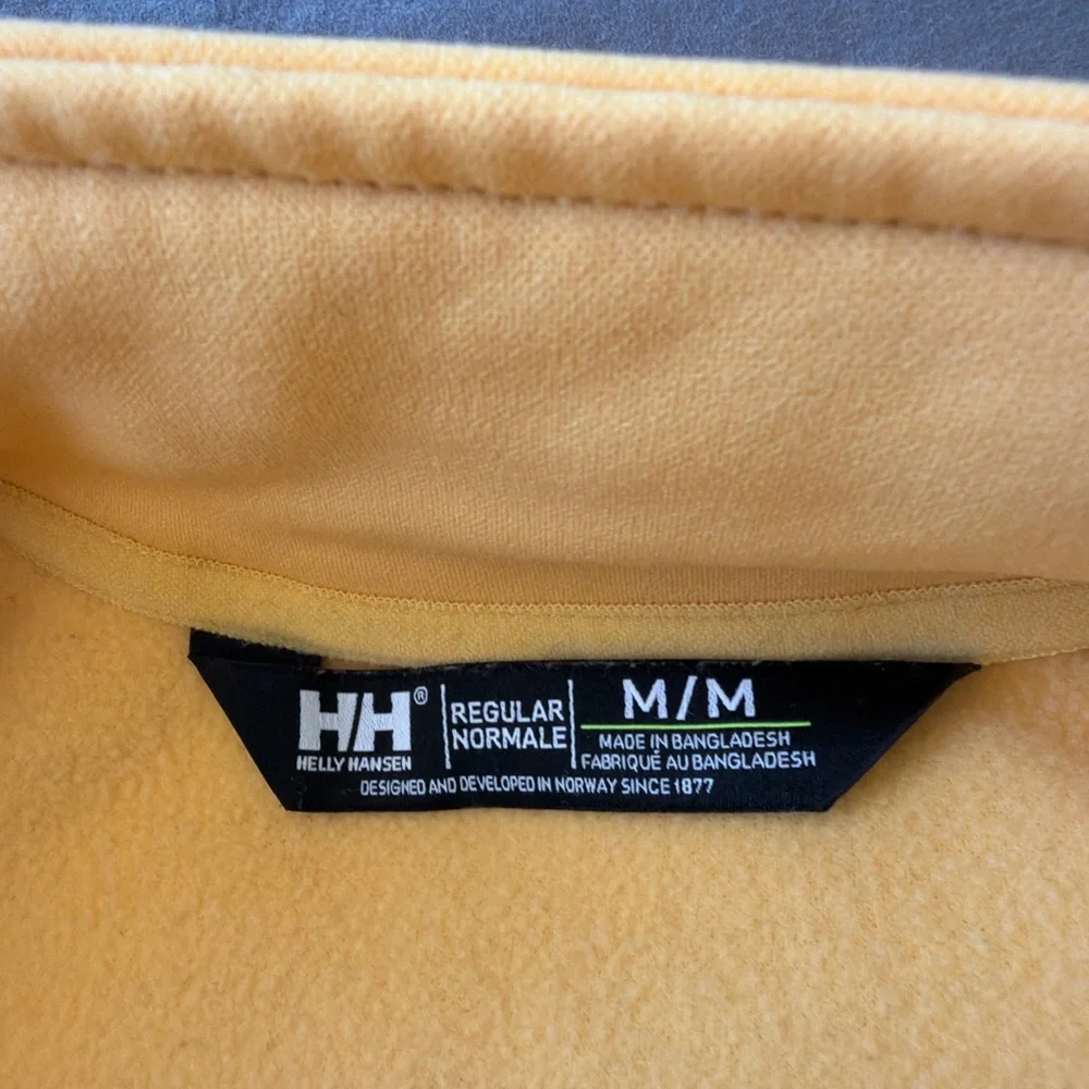 Helly Hansen Women’s Full Zip Fleece Jacket Yellow Peach Softshell - M - Picture 4 of 10